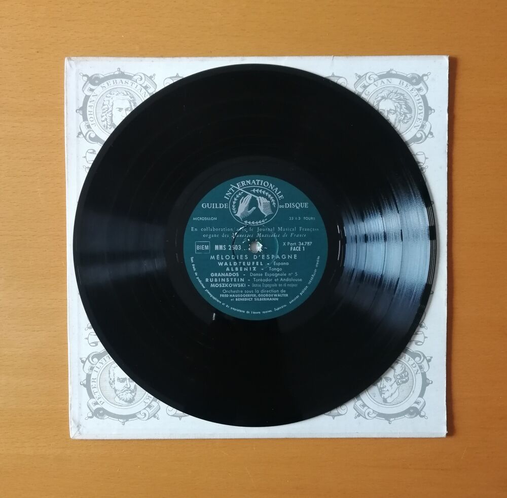 25cm M&eacute;lodies d'ESpagne - Guile internationale du disque MMS CD et vinyles