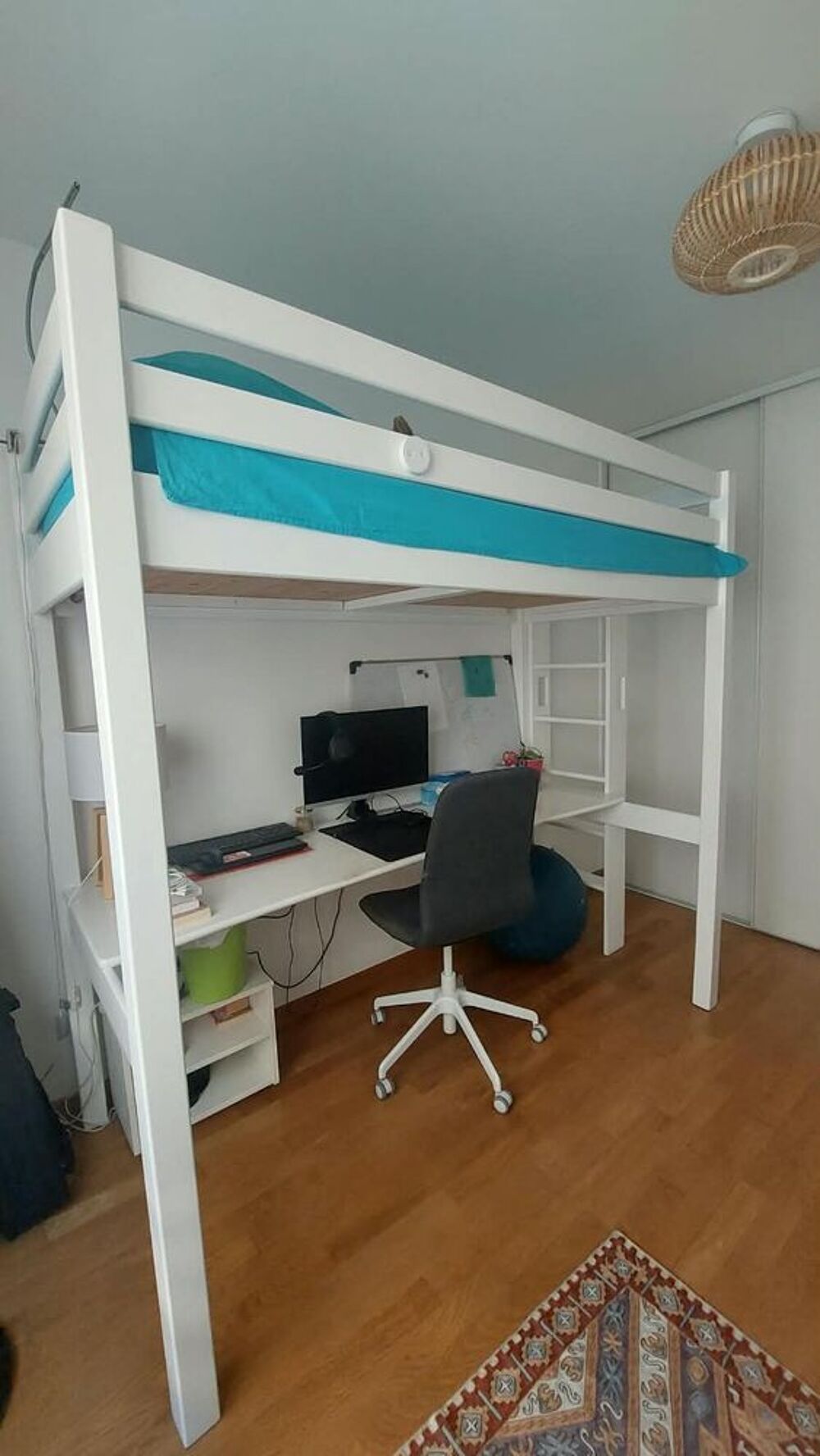 Lit mezzanine ado + bureau Meubles