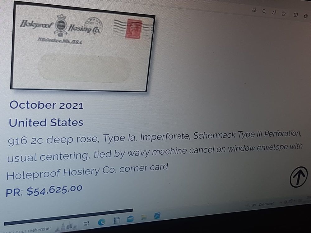 Tembres enveloppe encen Top tr&egrave;s rare. 