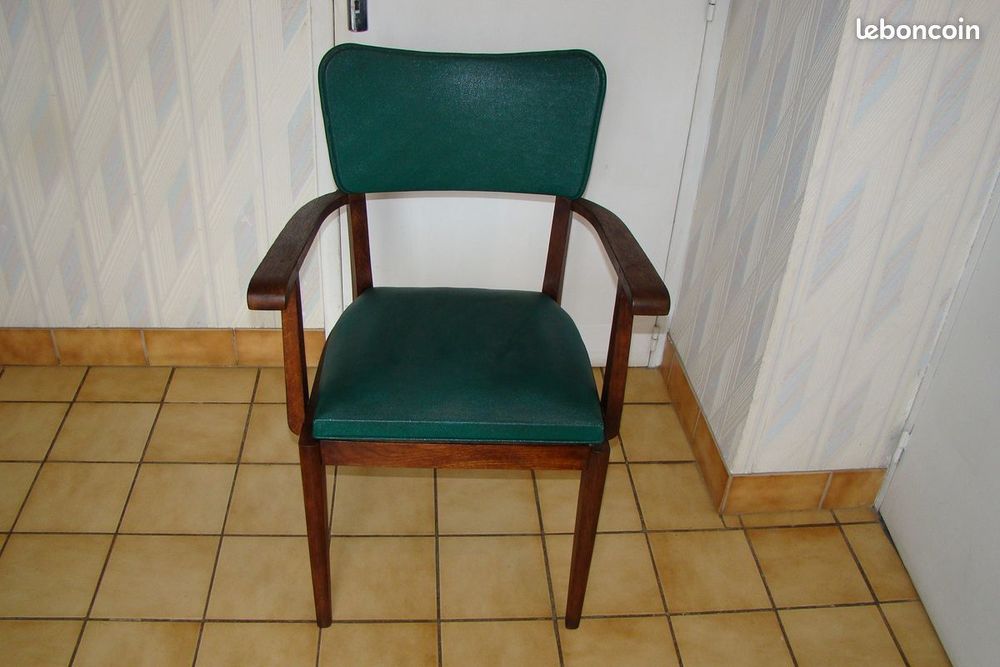 Ancien fauteuil bridge - vintage ann&eacute;es 1940 Meubles
