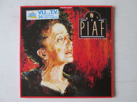 Double disque 33 tours Edith Piaf 6 B�thencourt-sur-Mer (80)