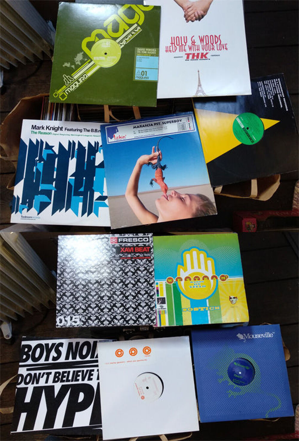 850 maxi trance, house, techno CD et vinyles