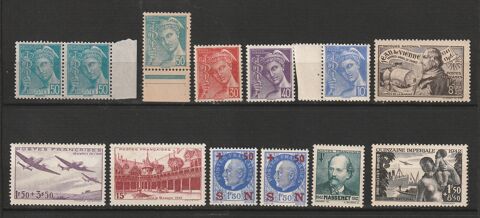 TIMBRES NEUFS** ANNEE 1942
20 Valros (34)