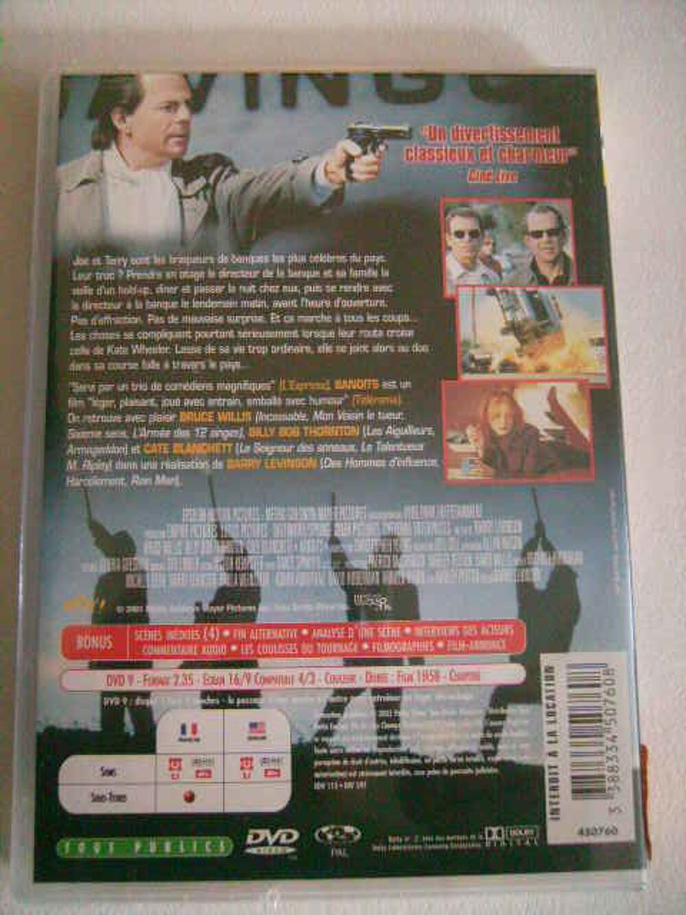 
2 DVD FILM D'ACTION (James Bond 007 - Bruce Willis) DVD et blu-ray