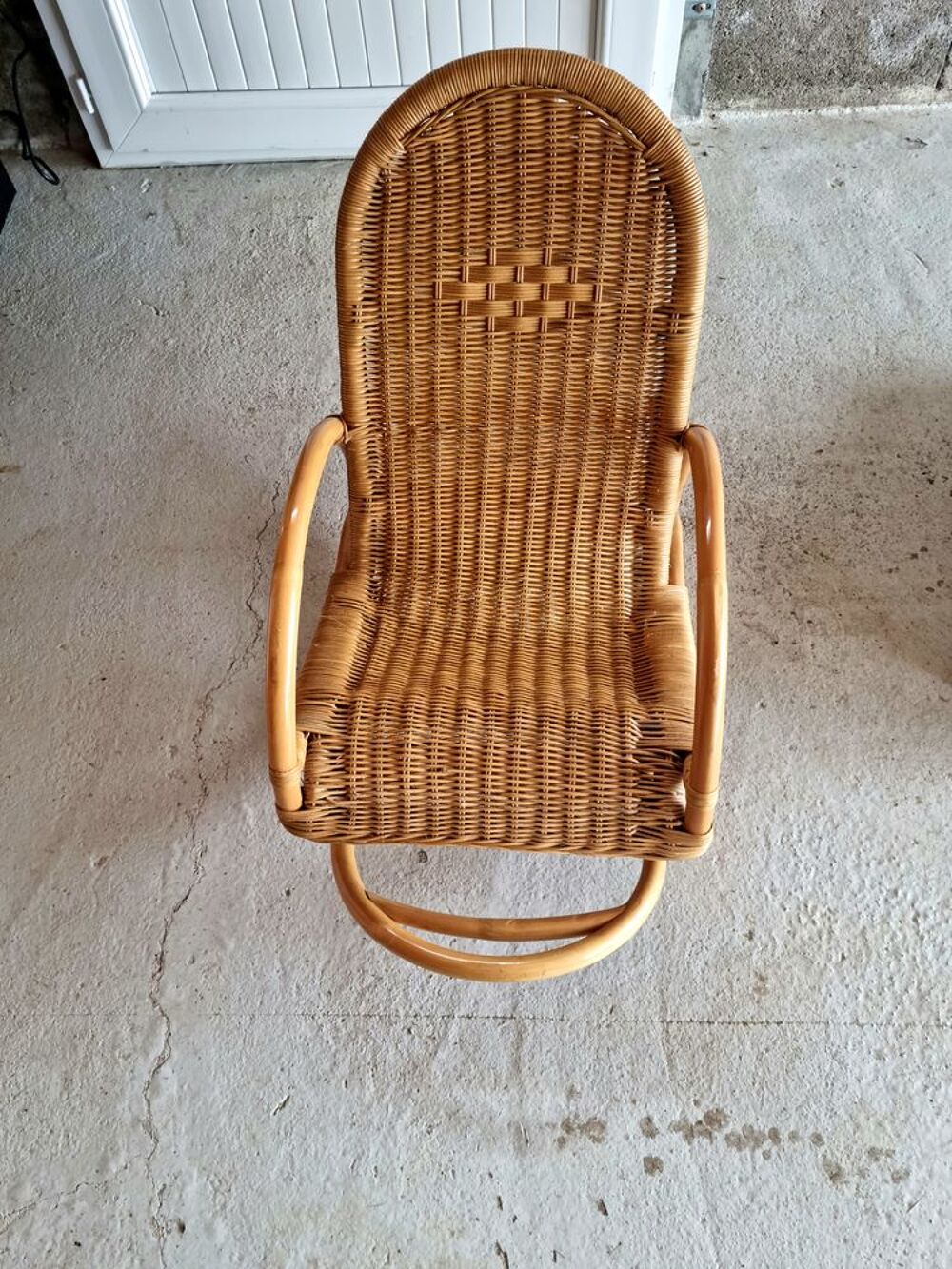 petite chaise rotin Mobilier enfants
