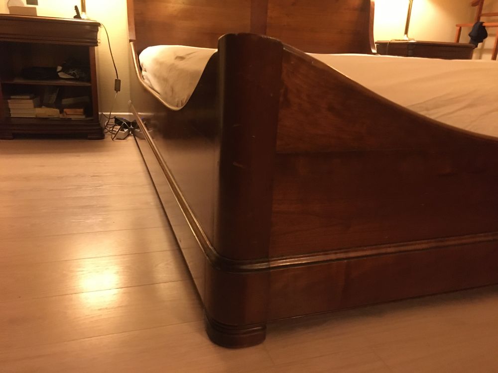 Lit socle Louis-Philippe Meubles