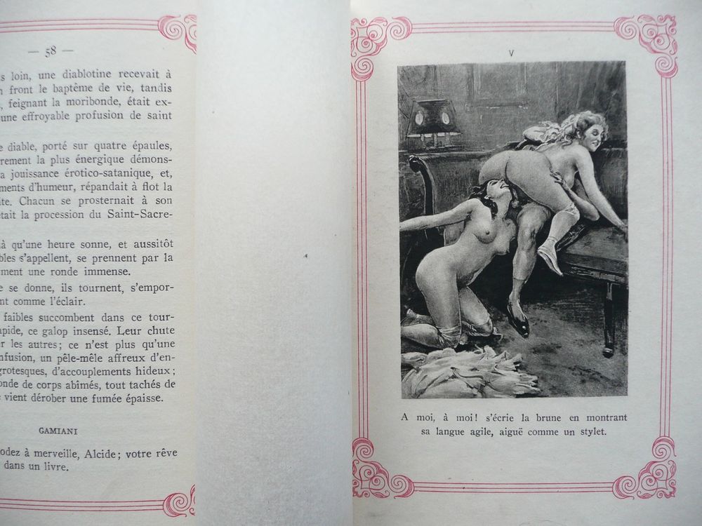 GAMIANI ou Deux nuits d'exc&egrave;s par Alcide - Edition 1907 - BE Livres et BD