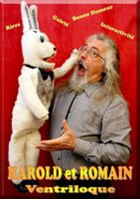   ROMAIN le VENTRILOQUE & son Lapin HAROLD 
