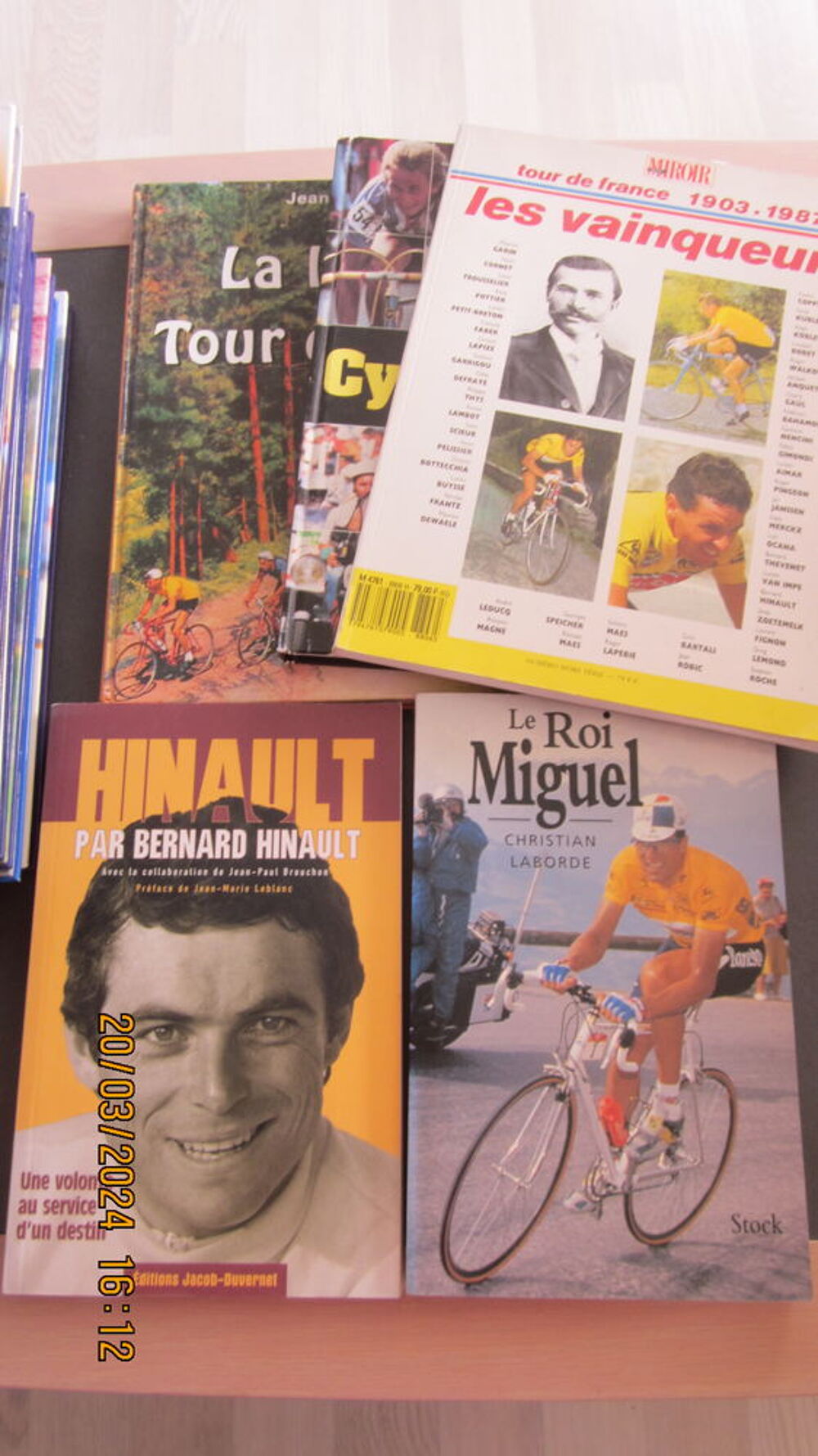 Collection de 13 Beaux Livres Du TOUR DE FRANCE Plus 3 DVD Livres et BD