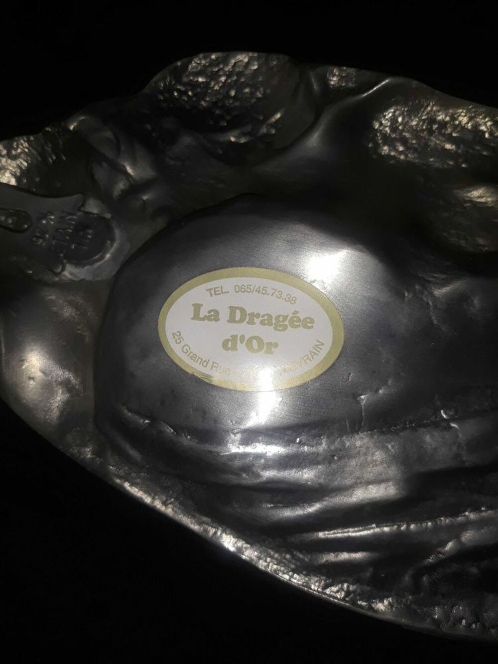 sculpture de colection en &eacute;tain 