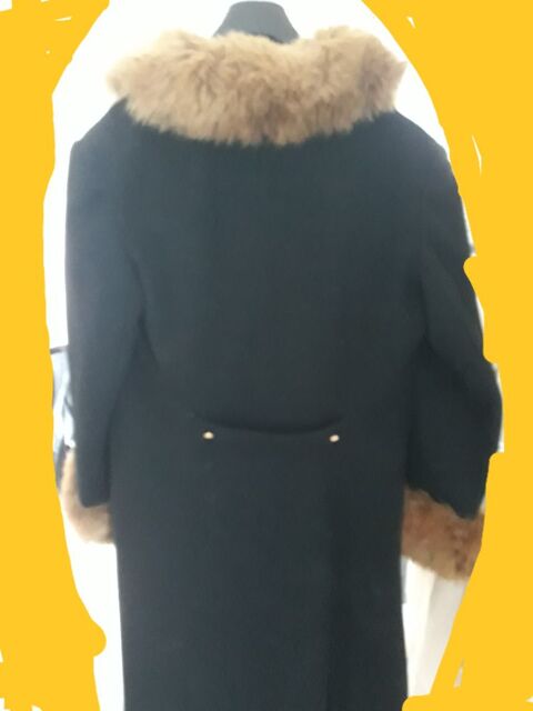 Manteau avec fourrure vintage 45 Saint-�tienne (42)