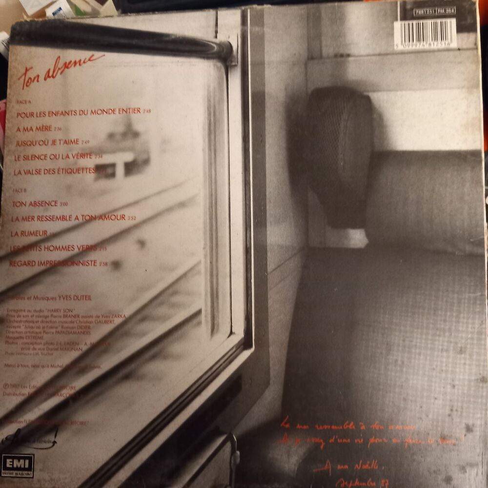 YVES DUTEIL / 2 X DISQUES VYNIL 45 ET 33 TOURS CD et vinyles