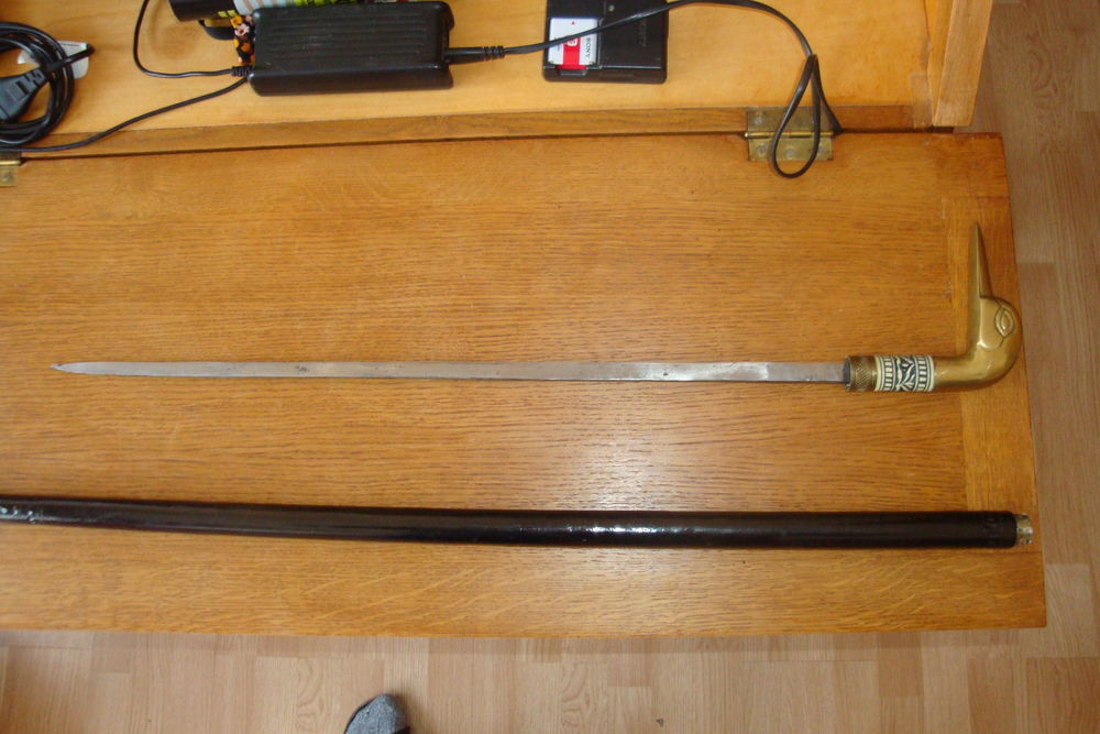 Ancienne canne-&eacute;p&eacute;e 19 &egrave;me. 