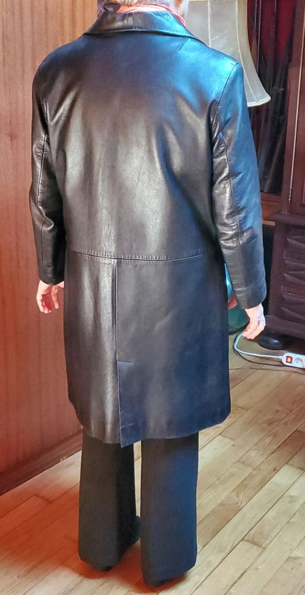 MANTEAU EN CUIR Vêtements