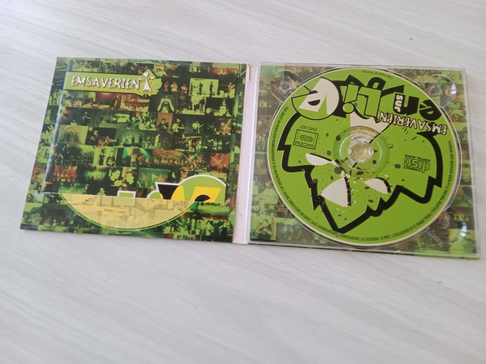 Cd EMSAVERIEN Live CD et vinyles