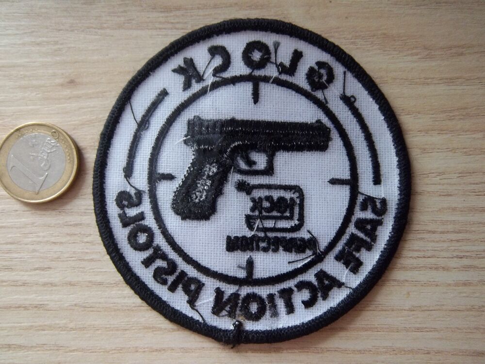 Patch &eacute;cusson Glock Safe Action Pistols insigne militaire 
