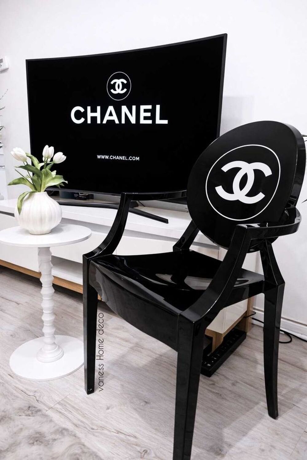 fauteuil baroque noir 130e Décoration