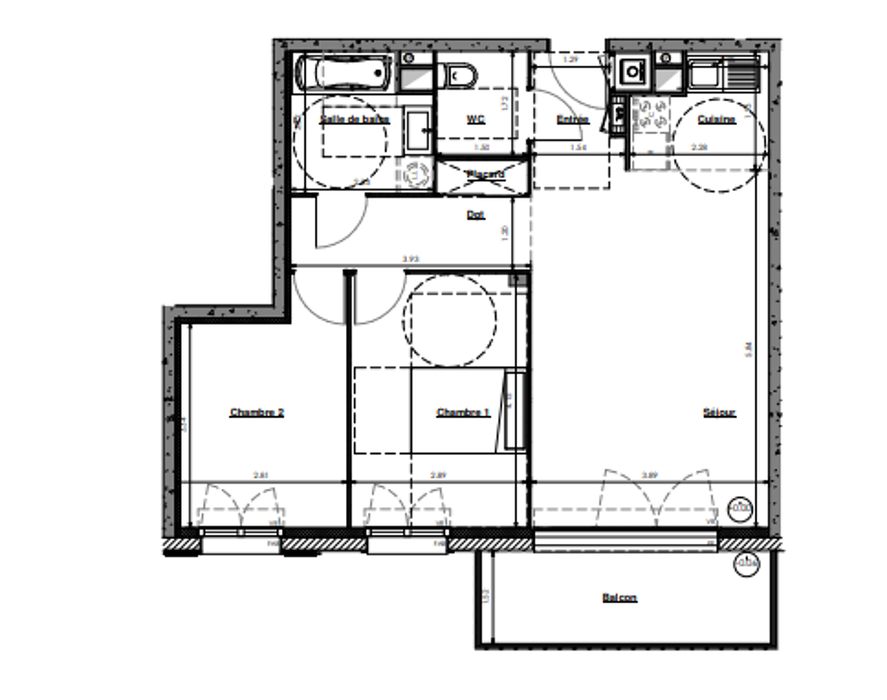 Vente Appartement WPPA 4 PIECES Brou-sur-Chantereine 77177 Brou-sur-chantereine