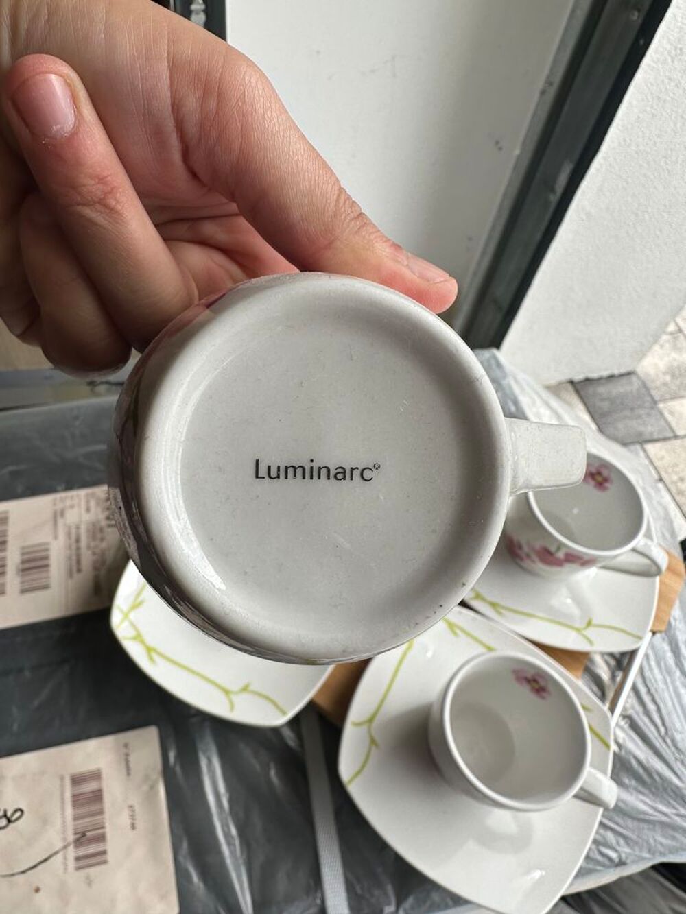 service &agrave; caf&eacute; Décoration