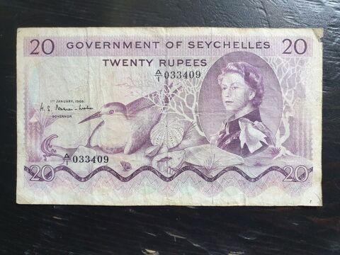 Billet Seychelles janvier1968 150 Bordeaux (33)