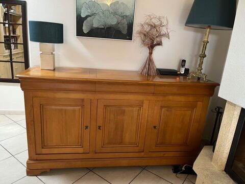 Enfilade salle  manger en chne massif 450 Tresses (33)