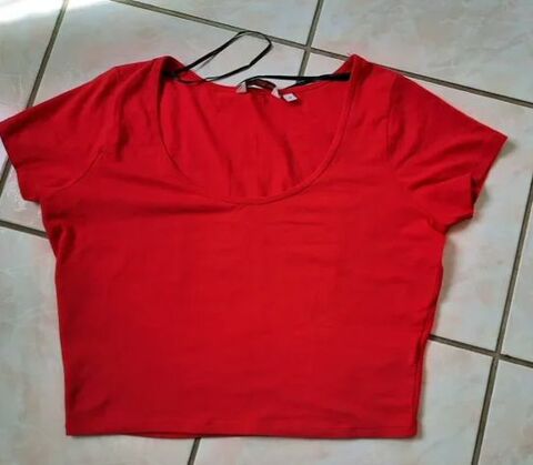 Haut court rouge - croc top  New Look  T 40  neuf 5 Domart-en-Ponthieu (80)