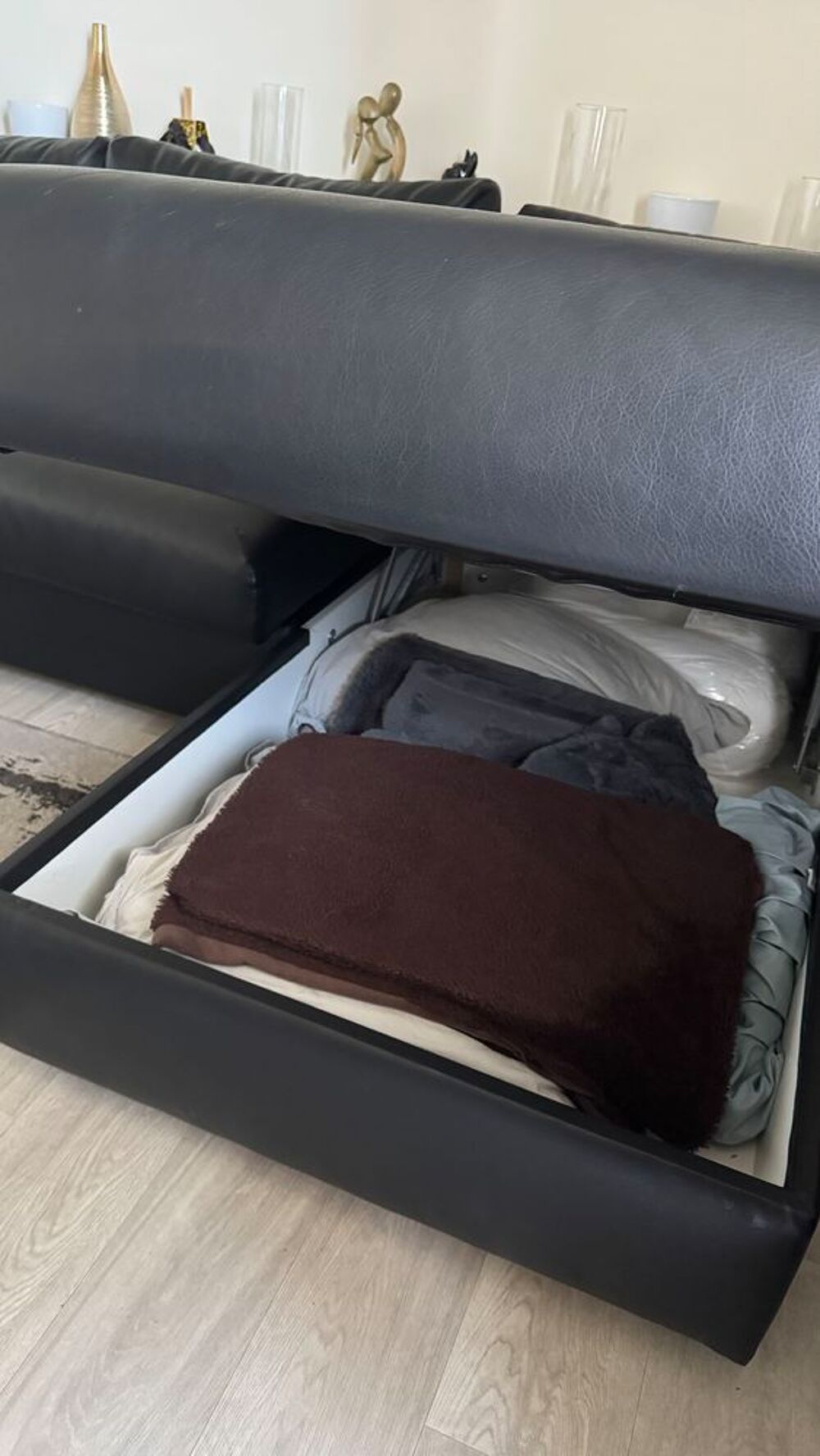 Tr&egrave;s bon &eacute;tat - Canap&eacute; 3 places convertible lit IKEA VIMLE Meubles