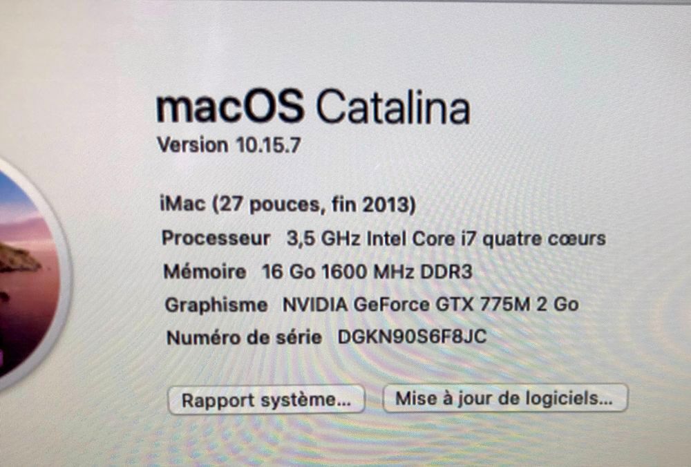 IMac 27" Fin 2013 - 32Go RAM, 1To HDD + 1To SSD, I5 3,2GHz, NVIDIA GT 755M - Neuf (stock)