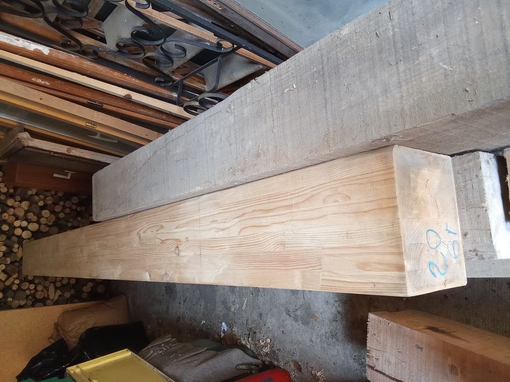  poutres neuve en ch&ecirc;ne , sapin et lamell&eacute; coll&eacute; Bricolage