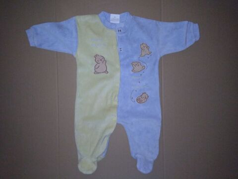 Pyjama maman marmotte bleu/jaune 3 mois 3 Semoy (45)