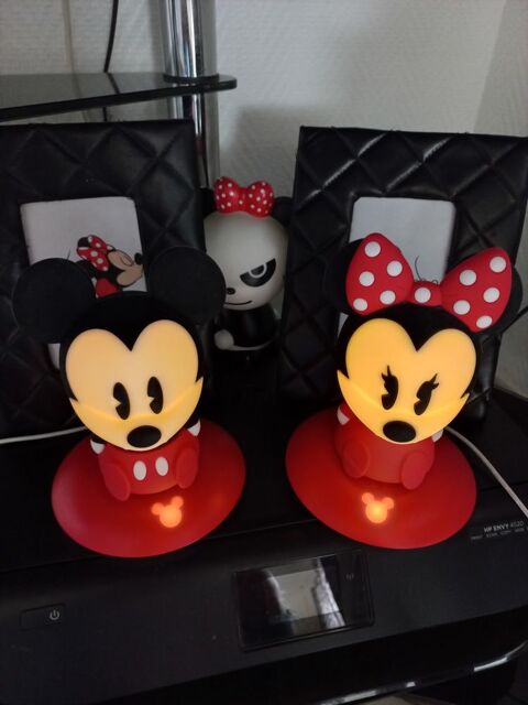 Duo de veilleuses by Philips Minnie et Mickey Comme neuves  40 Mcon (71)