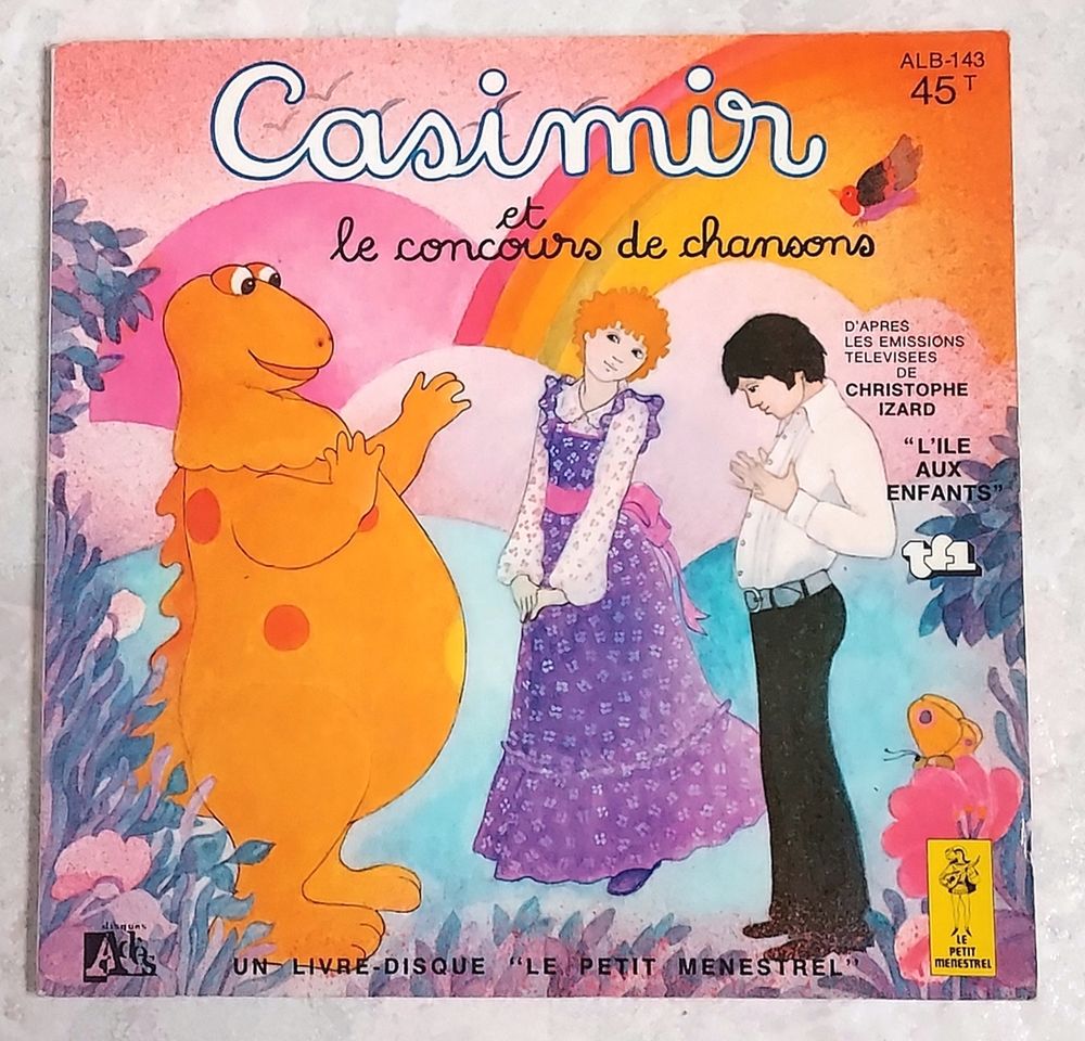 LIVRE-DISQUE 45t EP - CASIMIR ET LE CONCOURS DE CHANSONS CD et vinyles