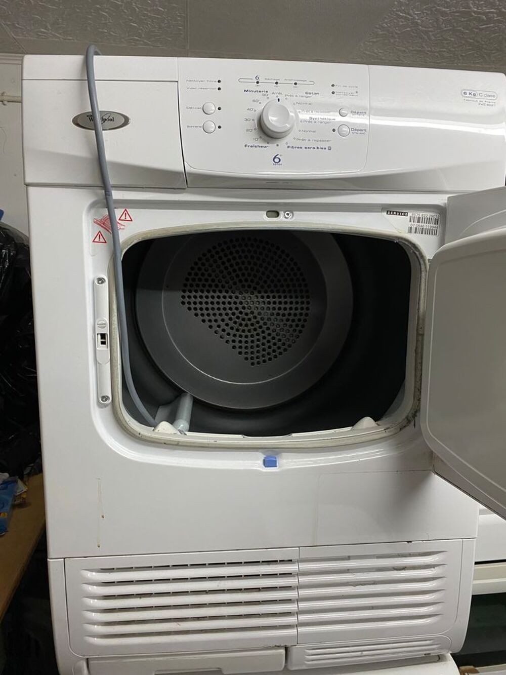 S&egrave;che Linge &agrave; condensation Whirpool AWZ8227 Electroménager