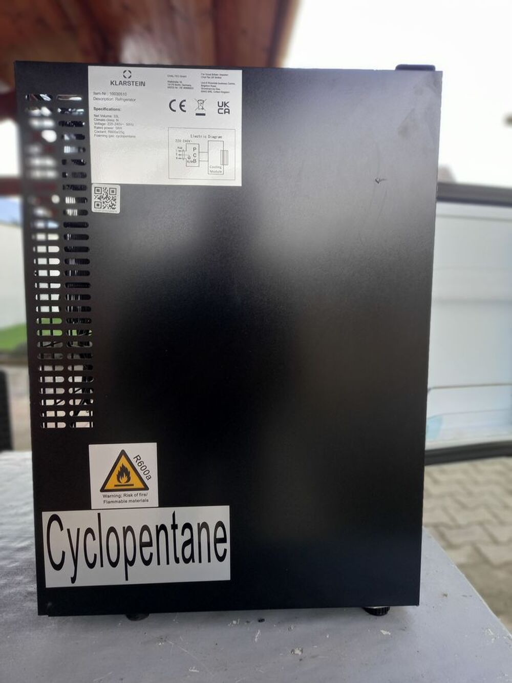 r&eacute;frig&eacute;rateur klarstein Electroménager