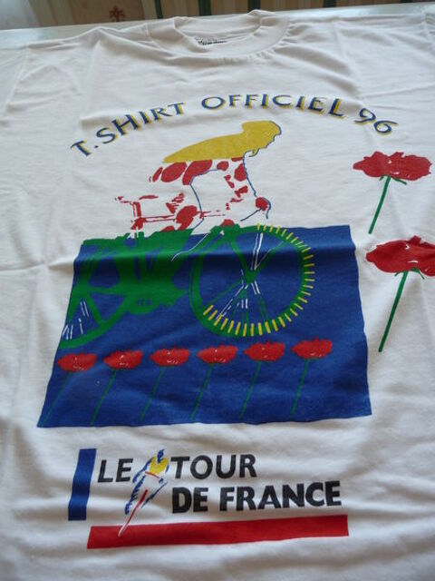 TEE SHIRT OFFICIEL DU TOUR DE FRANCE 1996 20 Beynost (01)