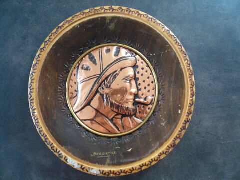 Assiette bois décorative 3 Boisset-et-Gaujac (30)