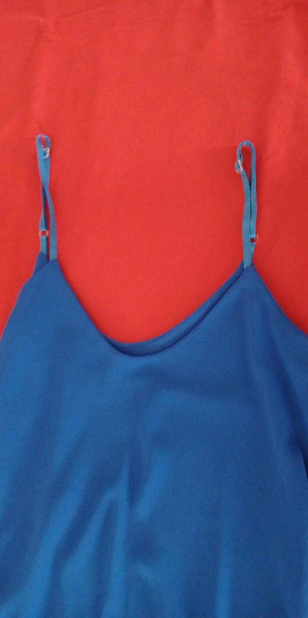 AG-R10 Robe voile bleue cobalt T34/36 Vêtements