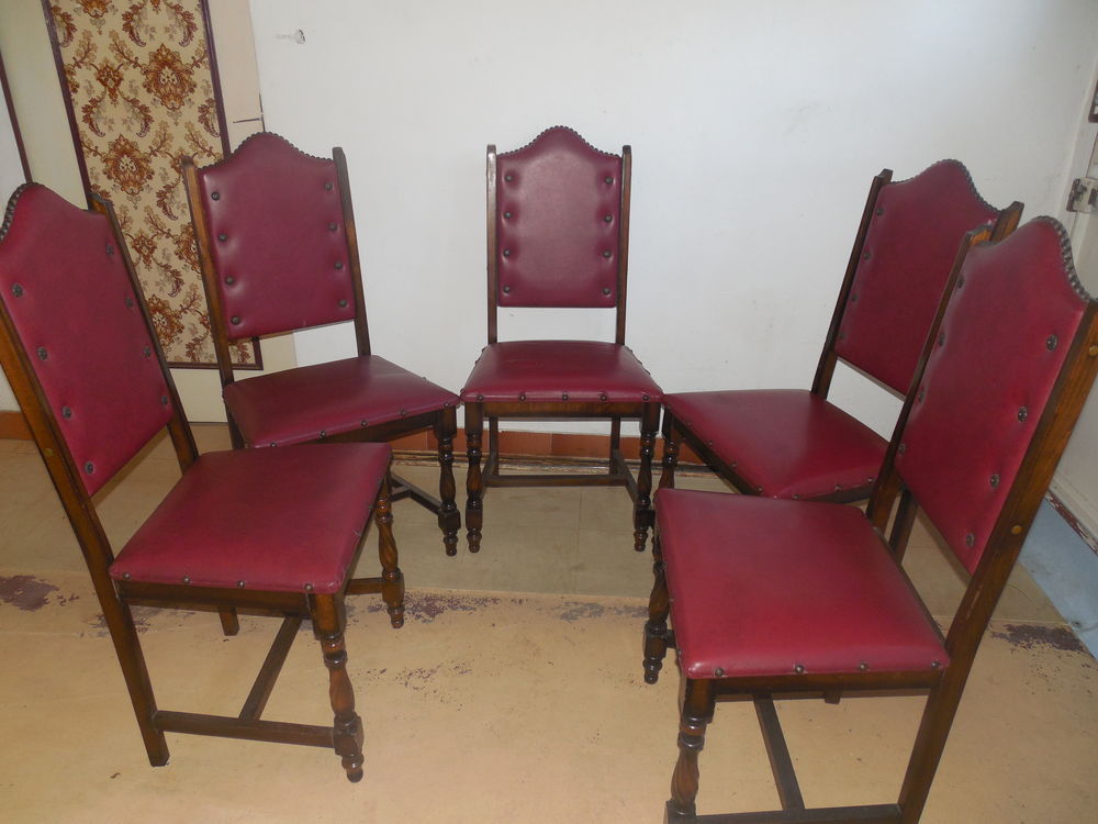5 chaises de salle a manger Meubles