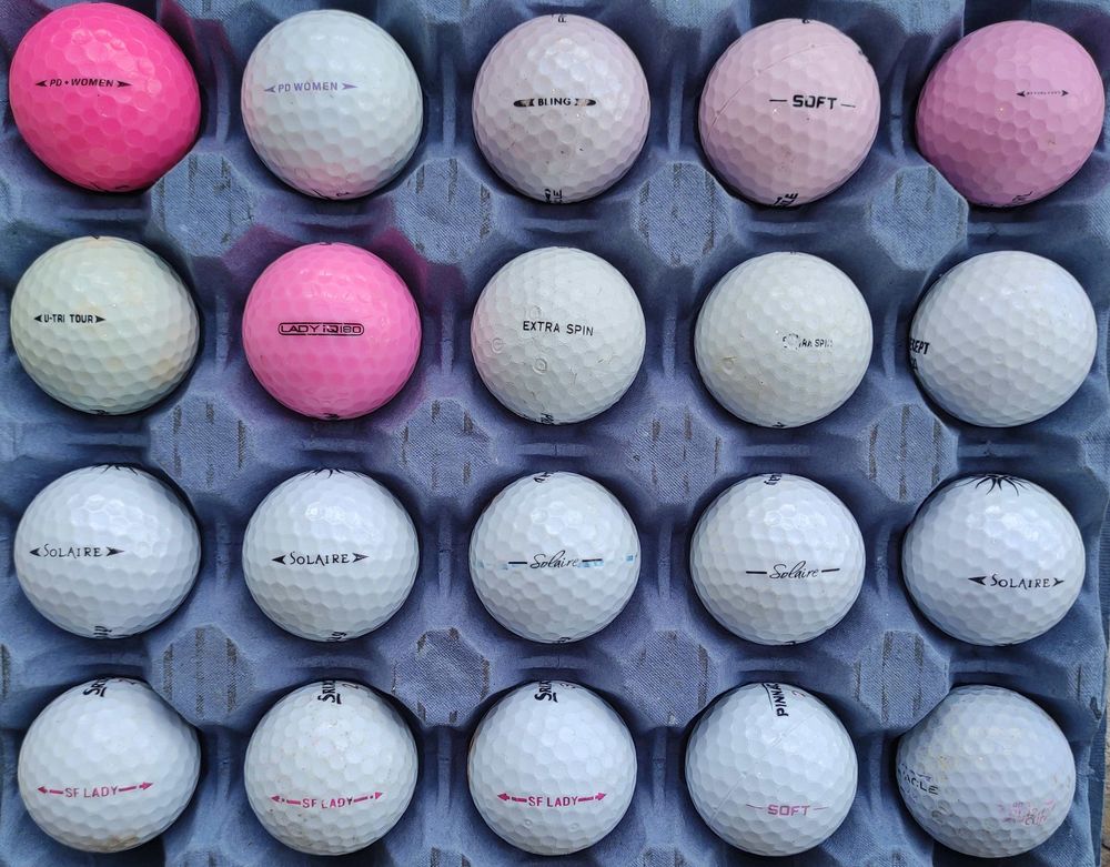 20 Balles de Golf pour Femme d'Occasion en Tr&egrave;s Bon &Eacute;tat Sports