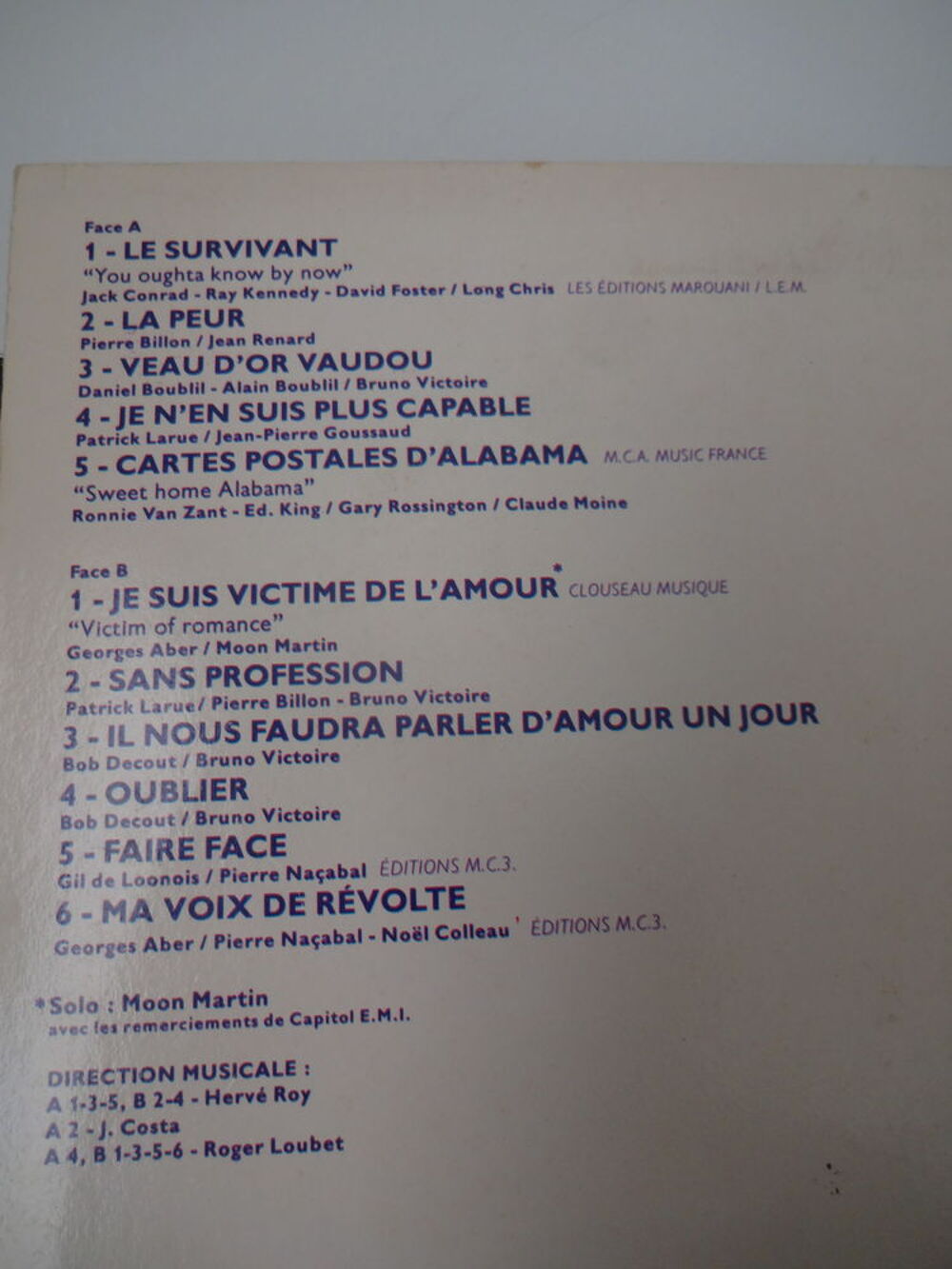 JOHNNY HALLYDAY vinyle 33 tours TEL / 0627473514
CD et vinyles