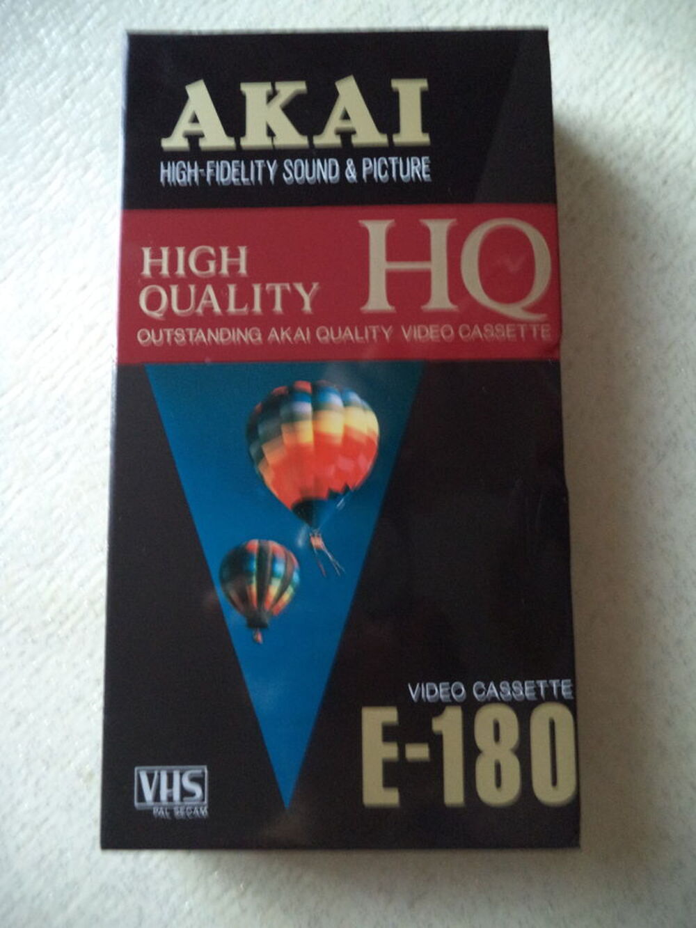 3 Cassettes vid&eacute;o VHS vierges. Audio et hifi