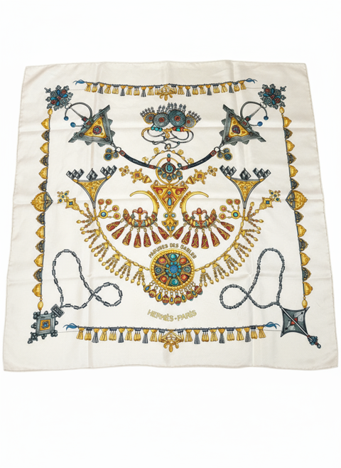 Magnifique foulard Herms  Imprimeur les Egaies  - 100% soie 400 Nice (06)