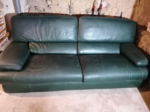 2 canap�s cuir 100 Bas-en-Basset (43)