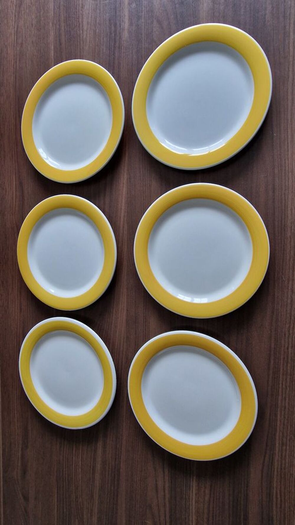 6 assiettes dessert QUADRIFOGLIO Italie Cuisine