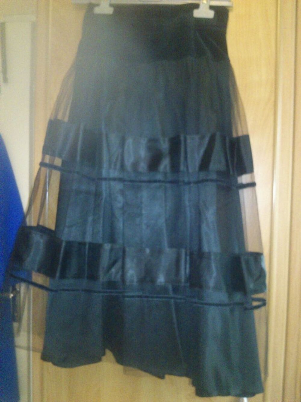 Jupe de f&ecirc;tes longue noire Vêtements