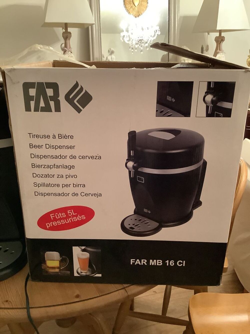 Tireuse bi&egrave;re Electroménager