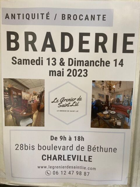 Brocante braderie bd de bethune Charleville le 13 et 14 mai 1 Charleville-M�zi�res (08)