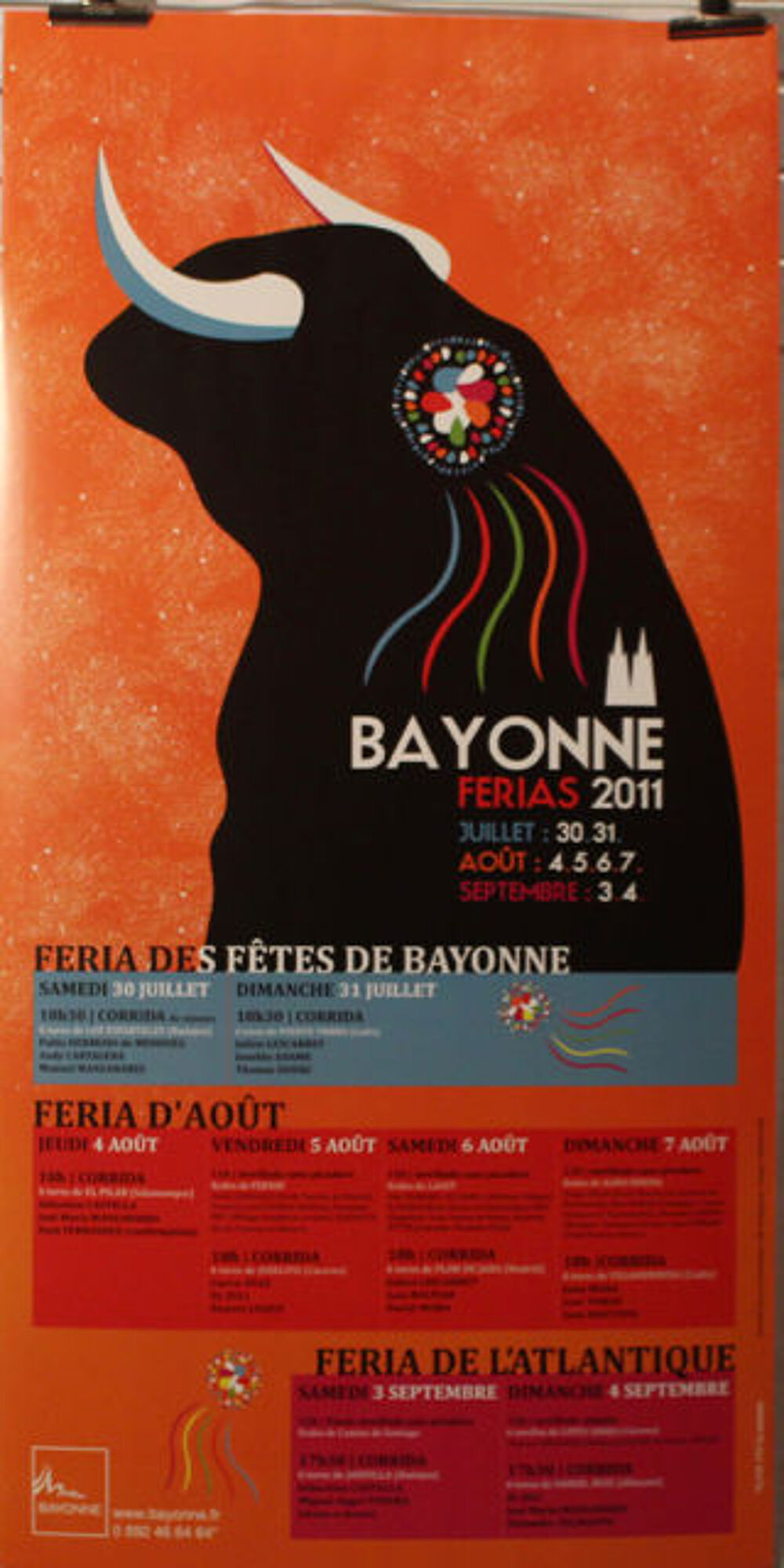 " FERIA DE BAYONNE 2011 " Décoration