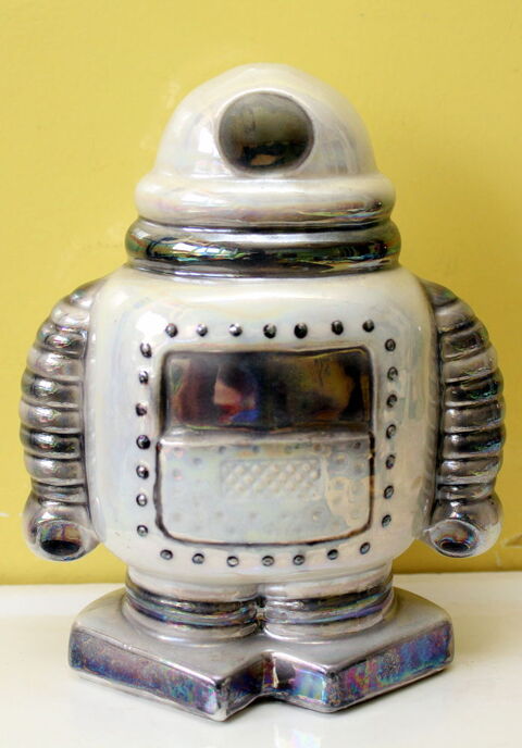 Grand Robot c�ramique tirelire 35 Issy-les-Moulineaux (92)