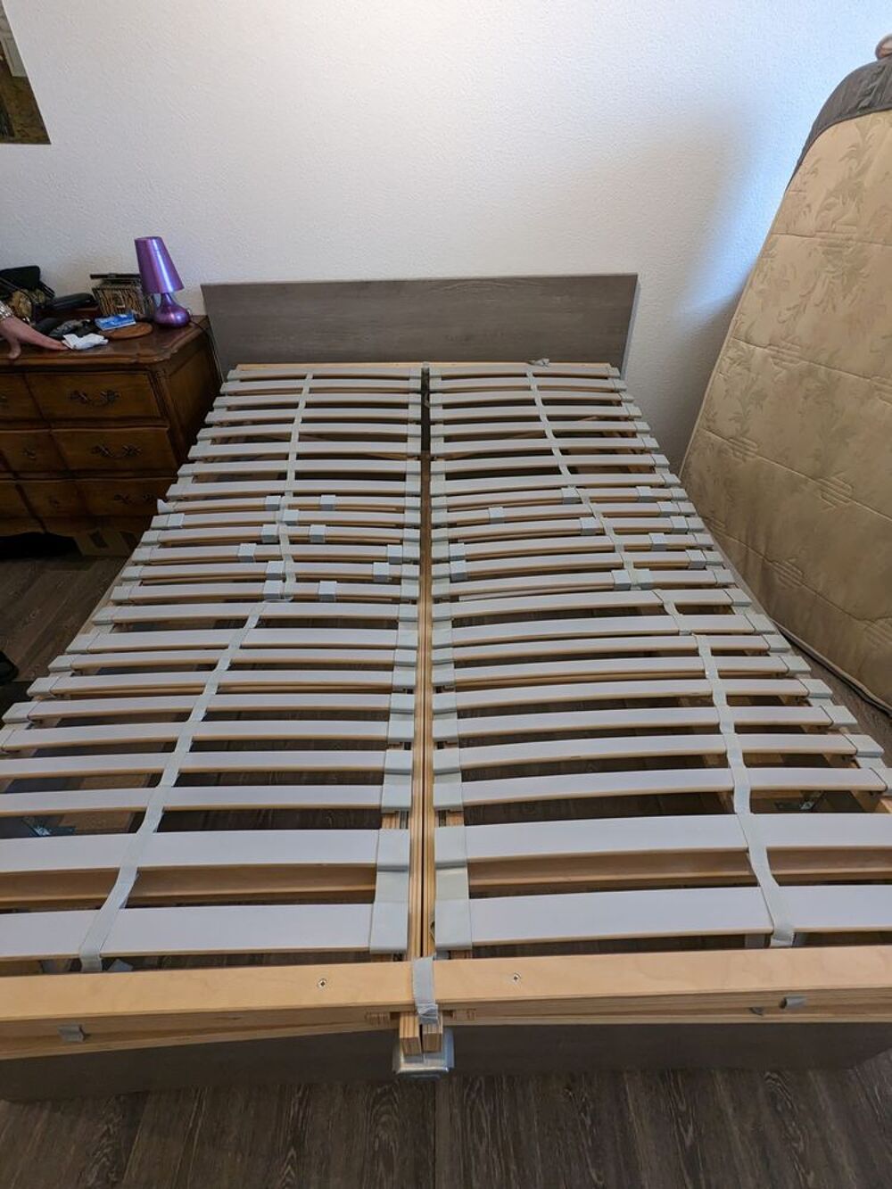 Sommier articul&eacute;s manuellement pour 2 personnes Meubles